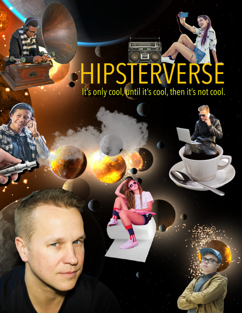 Michael Coleman Hipsterverse Film Poster for new newest movie